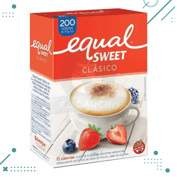 Edulcorante Equalsweet Clasico 200 sobres (160gr)