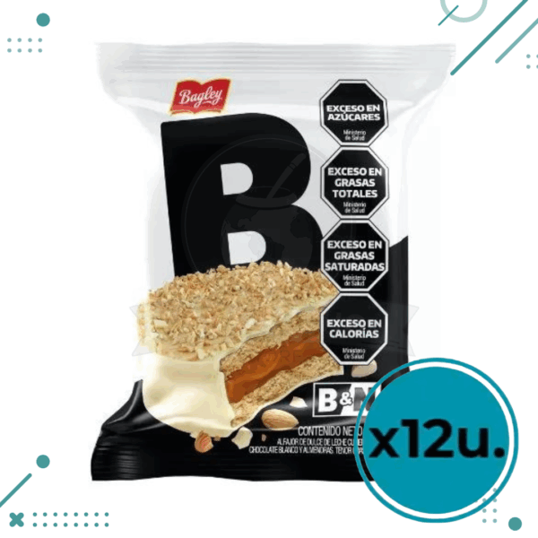 Alfajor Blanco & Negro SIMPLE BLANCO 50g (x12un)(600g)