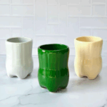Vaso Fernetero 500ml Ceramica - COLOR VERDE - Imagen 3