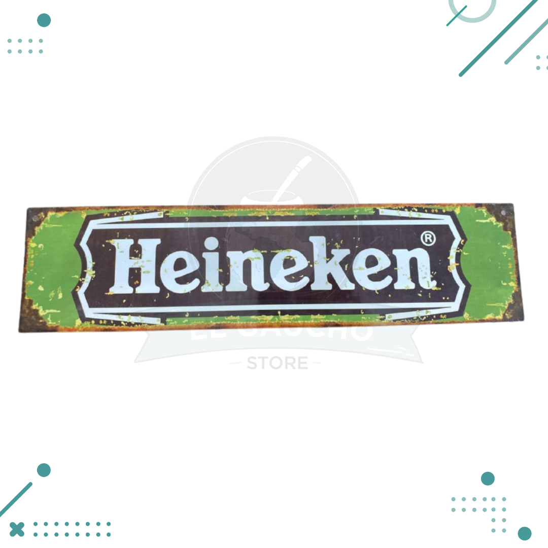 Diseno-sin-titulo-2024-01-31T141744.321.png Cartel Chapa HEINEKEN 10x 40 cm - Imagen 1