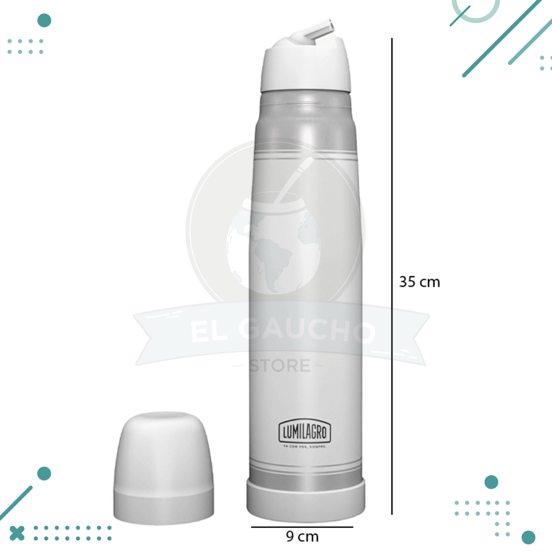 Diseno-sin-titulo-2024-02-15T200524.742.png Termo de Acero Luminox BLANCO 1L - Imagen 1