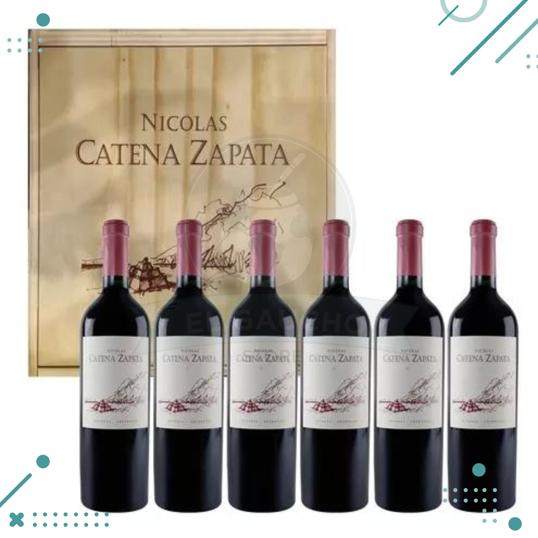 Diseno-sin-titulo-2024-03-13T132325.753.png Vino NICOLAS Catena Zapata x 6 Unidades + CAJA MADERA Regalo, AÑO 2021 - Imagen 1