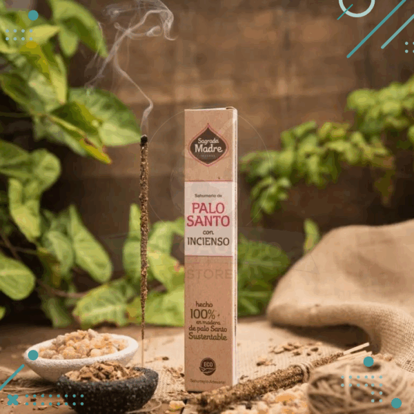 Sahumerio de Palo Santo con Incienso (8 varillas)