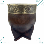 Mate Imperial Cincelado Calabaza MARRON + bombilla de regalo