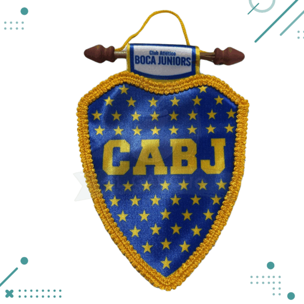 BANDERÍN MINI BOCA JUNIORS (15cm. )