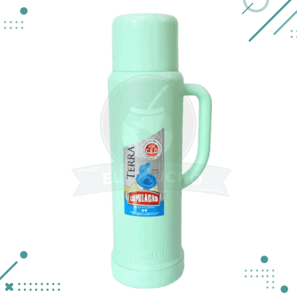 Termo Lumilagro Terra VERDE PASTEL 1lt