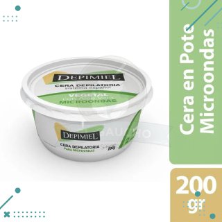 Depimiel Cera En Pote Para Microondas Vegetal X 200Gr