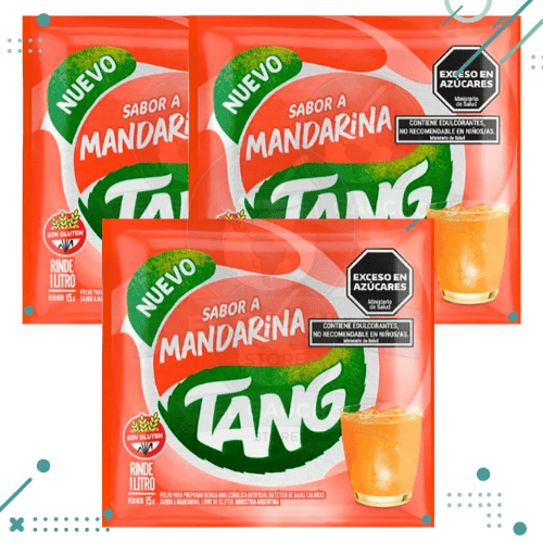 Jugo Tang Naranja, Maracuya, Frutilla 18gr (pack x3un) 54gr