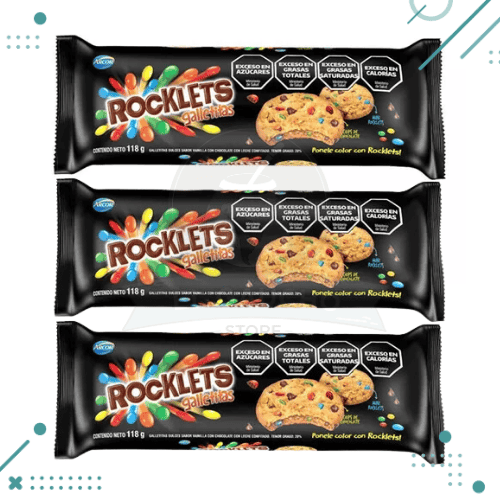 Galletitas Rocklets x 118g (pack x 3un).(354gr)