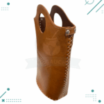 Canasta Matera Large, Cuero Premium, MARRON (40x30cm Aprox.) - Imagen 2