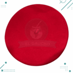 Boina Vasca De Pana vuelo 32cm Gaucho COLOR ROJO