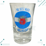 Vaso Tequilero Vidrio (Licor, Shot, Chupitos) - The Best Mate (7x5cm)