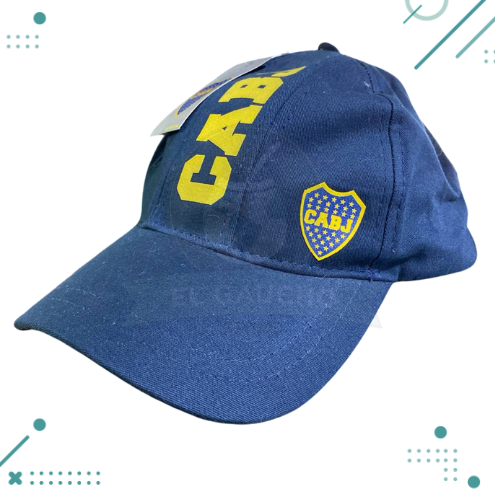 Gorra Boca Juniors - CABJ + Escudo