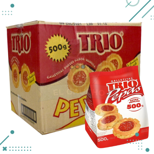 Caja Trio Pepas 500gr (10un) (5000)