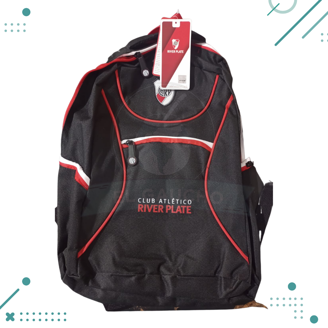Diseno-sin-titulo-3-1-3.png Mochila River Plate Grande - "Club Atletico River Plate" + Escudo - Imagen 1