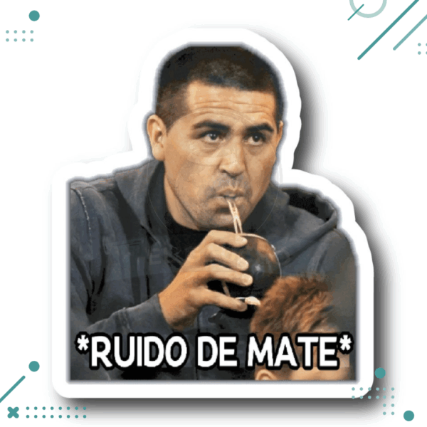 Sticker Riquelme *Ruido de Mate*
