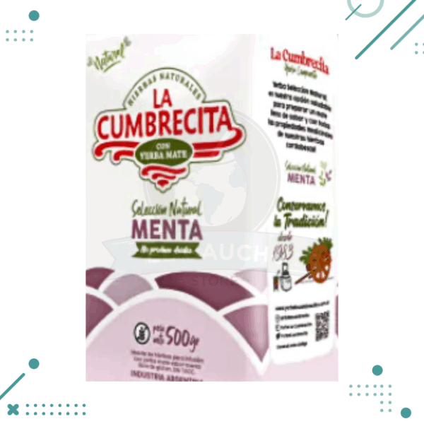Yerba Mate La Cumbrecita MENTA (500gr)