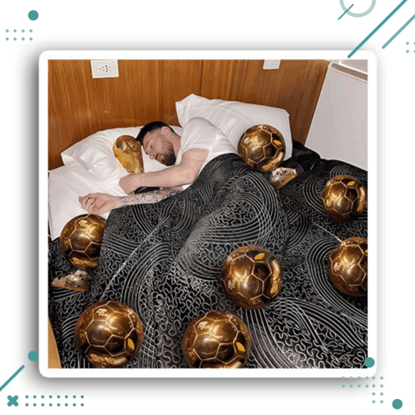 Sticker Messi - Balones de Oro
