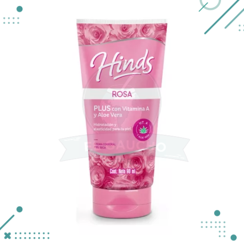 Diseno-sin-titulo-4-2.png Crema corporal HINDS Rosa 90g - Imagen 1