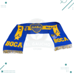 Bufanda 3 Hilos - Boca juniors "La mitad mas uno" 1.45x21cm