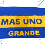 Bufanda 3 Hilos - Boca juniors "La mitad mas uno" 1.45x21cm - Imagen 4