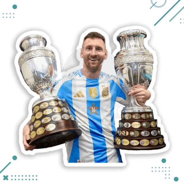 Sticker Messi - Bicampeón