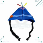 Sombrero niño - coya con trenzas AZUL
