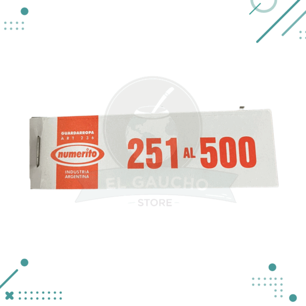 Talonario De Rifa Del 251 al 500