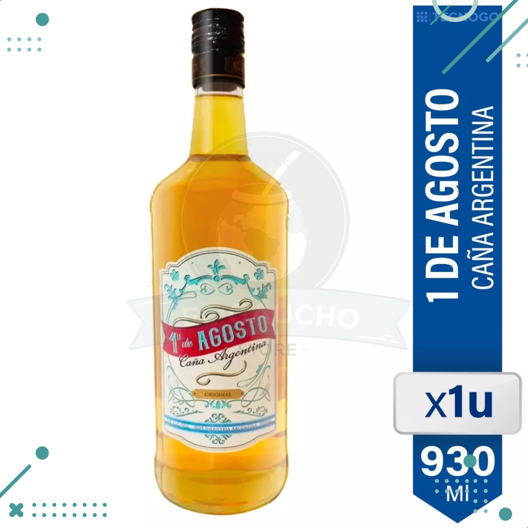 Diseno-sin-titulo-58-6.png Licor Caña Argentina 1º De Agosto 930ml - Imagen 1