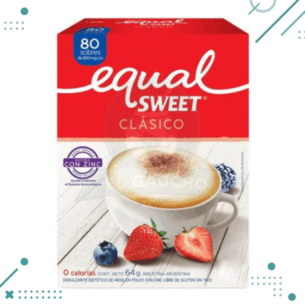 Edulcorante Equalsweet Clasico 80 sobres (64g)