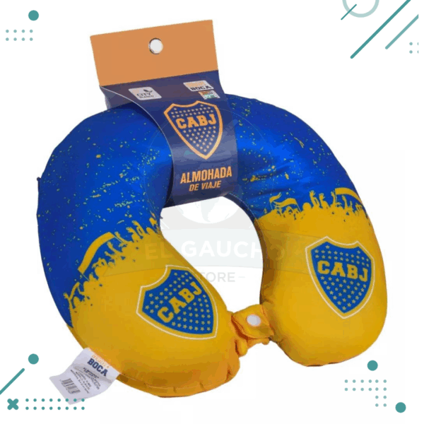 Cuello De Viaje Almohada Inteligente Con Memoria Futbol - BOCA