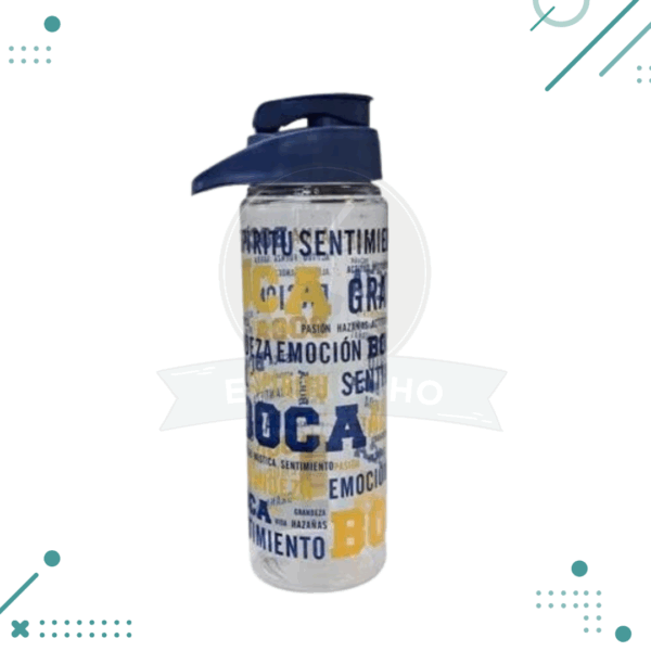 Botella Deportiva Plastico Boca Juniors MOD4