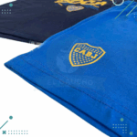 Pijama conjunto remera y short color azul marino (Talle L) - Imagen 5