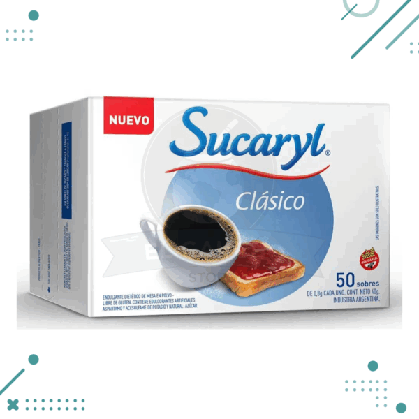 Edulcorante Sucaryl CLASICO Caja de 40 sobres (32gr)