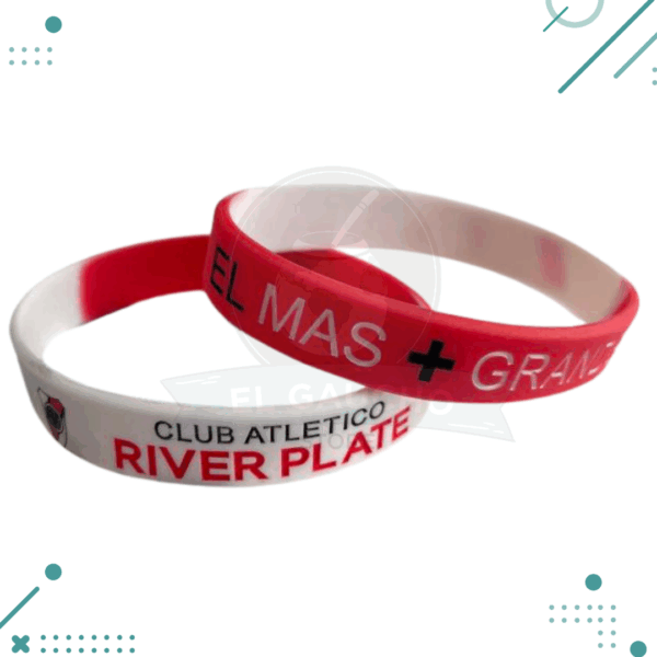 Pulsera de Goma - River Plate