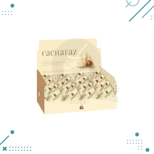 CONITO Cachafaz Tradicional Dulce de Leche, Cubierto de Chocolate Blanco, (Caja x12) (456g)
