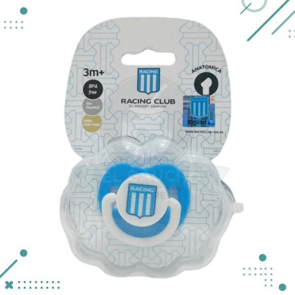 CHUPETE ANATOMICO ESCUDO RACING (3m)