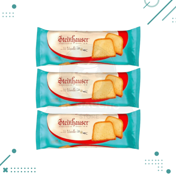 Budin Steinhauser Vainilla 250g (3 unid) (750gr)