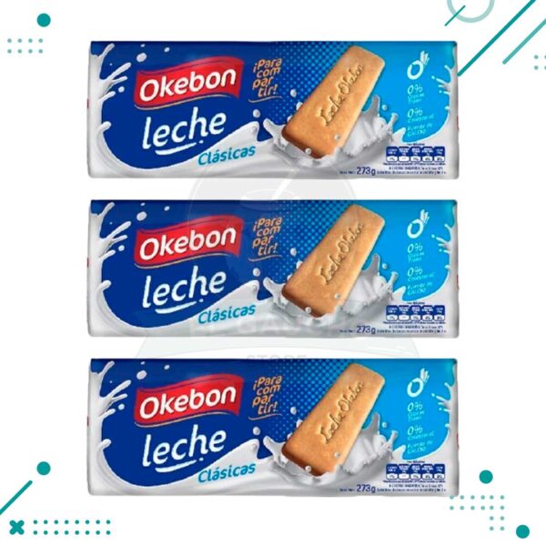 Galletita Okebon VAINILLA 273 g (pack x 3un)(819gr)