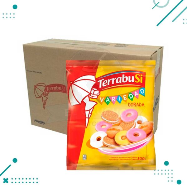 Galletita Terrabusi Variedad DORADA 300g(caja x 24un)(7.2KG)