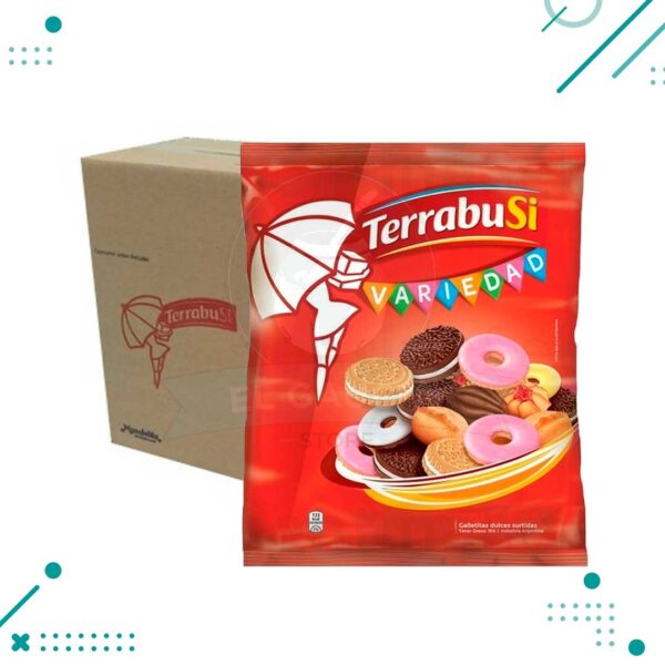Galletita Terrabusi Variedad 390g(caja x 20un)(8kg)