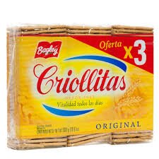 Galletitas Criollitas Original (100gr.) (Pack de 3u.) (300gr.)