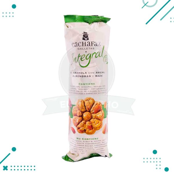 Galletitas Integral Cachafaz avena, granola, almendras y maní 225 g