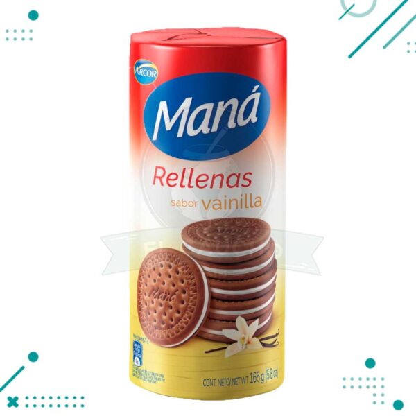 Galletitas Mana RELLENA Vainilla (152gr.)