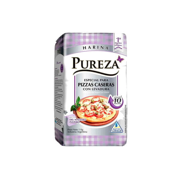 Harina Pureza para Pizza con Levadura x 1kg