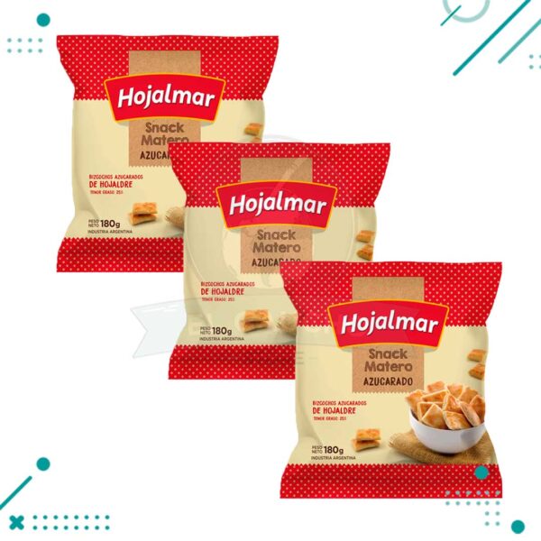 Hojalmar Snack Matero Azucarado (180gr) (Por 3u) (540gr)