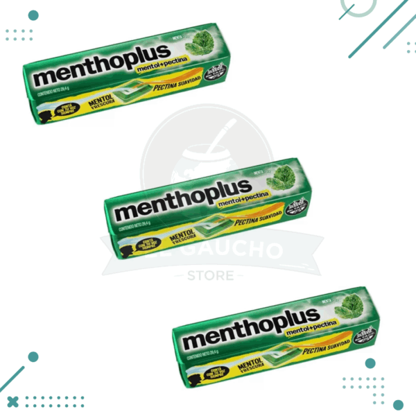 Pastilla Caramelo Menthoplus MENTA 26gr X3un (78gr)
