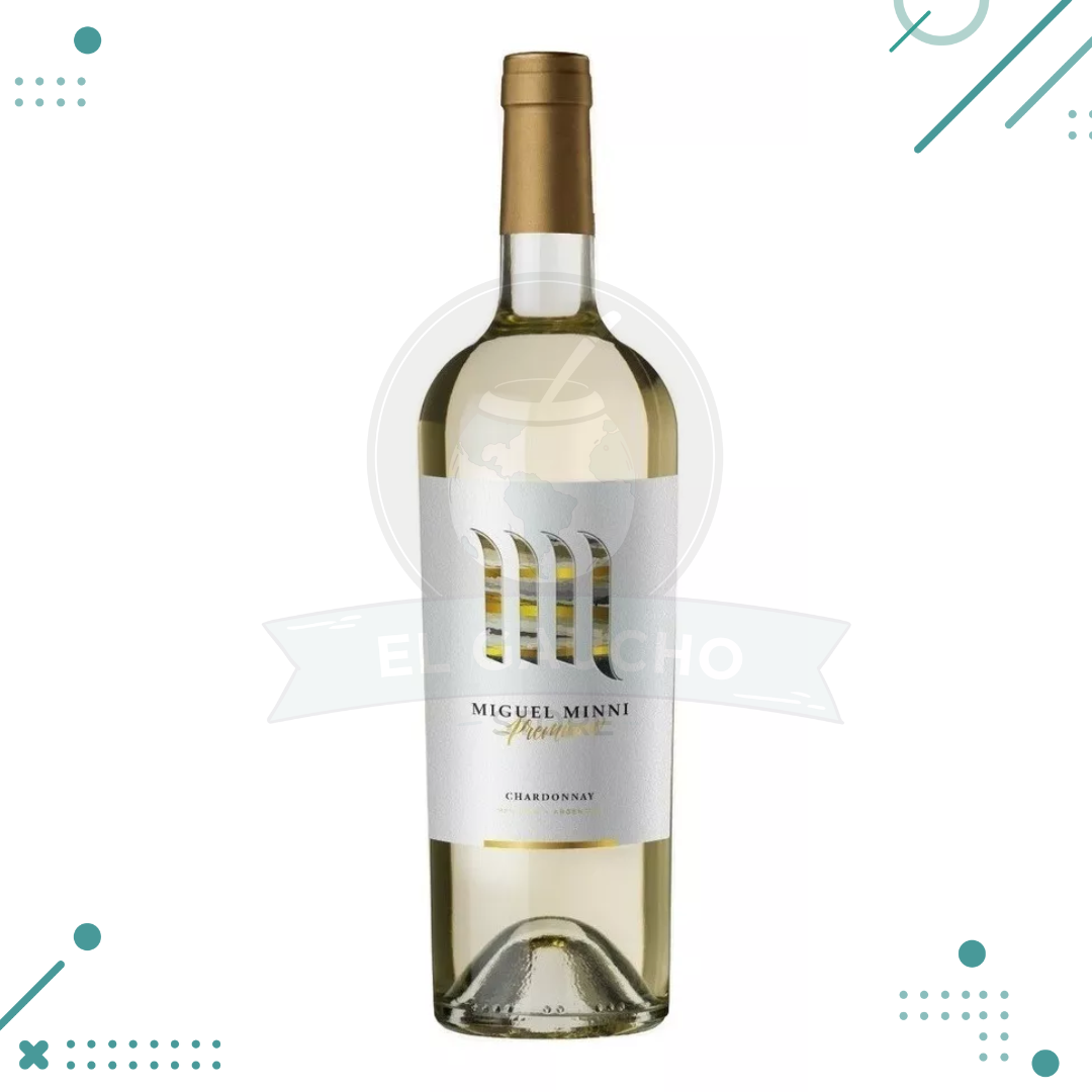 MIGUEL-PREMIUM-CHARDONNAY.png Vino MIGUEL MINNI PREMIUM, CHARDONNAY 750ml - Imagen 1