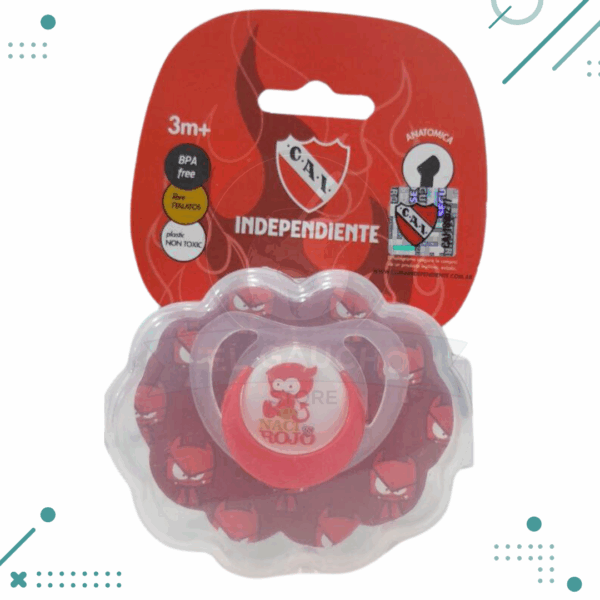 CHUPETE ANATOMICO "NACI ROJO" INDEPENDIENTE (CAI) (3M)