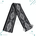 Faja Gaucho - Cinto N°12 (Aprox 3mts) NEGRO Y BLANCO